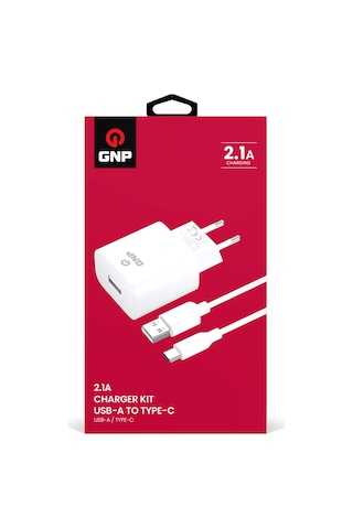 GNP 2.1 Mah Type-C Kablo Ve Şarj Cihazı