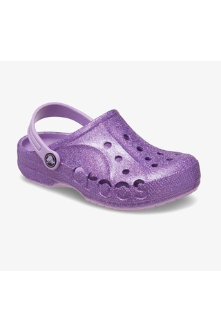 Crocs Baya Glitter Clog K Simli Kız Çocuk Terlik 207015 207015 5pr 5pr Mor