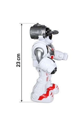 Işıklı Müzikli Yürüyen Projeksiyonlu Hareketli Kol Ve Bacaklı Sökülüp Takılabilir Robot Oyuncak