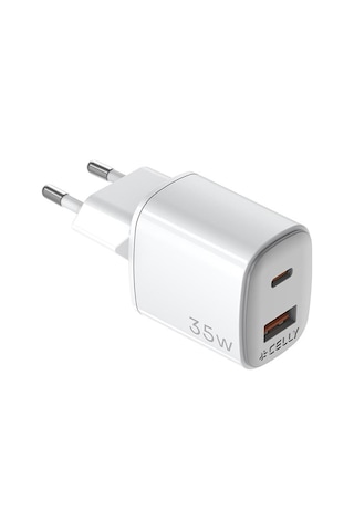 Celly Up Tc 1 Usb 1 Usb-c 35w Duvar Şarjı Beyaz
