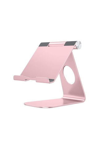 Cbtx P31 Evrensel Masaüstü Cep Telefonu Tablet Tutucu Braketi Ayarlanabilir Alüminyum Alaşımlı Stand - Gül Altın