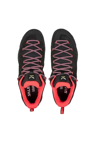 Salewa Wildfire Leather Kadın Deri Ayakkabı Siyah - Mercan