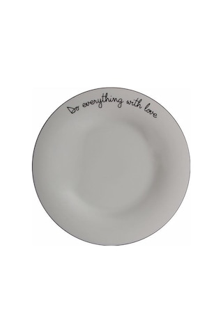 Porland Hope 24 Parça 6 Kişilik Yemek Takımı Set2 Beyaz