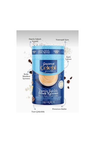 Damla Sakızlı Dibek Kahvesi 250 Gr. Geleneksel