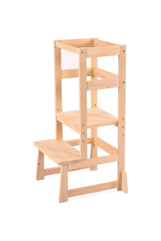 Kukka Ahşap Öğrenme Kulesi Naturel Naturel