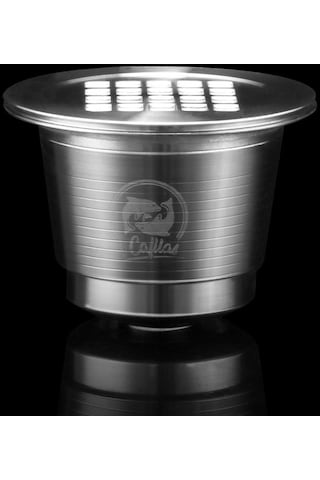 Flybuy Yeniden Paslanmaz Nespresso Makineleri Kullanılabilir Kapsül Kahve İçin Filtre Dolum Çelik Bardağı Jm