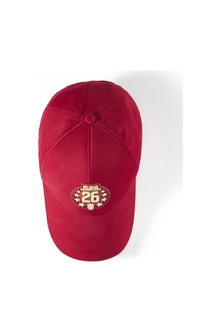 Gsstore Galatasaray 26. Şampiyonluk Şapka U261221 Kırmızı