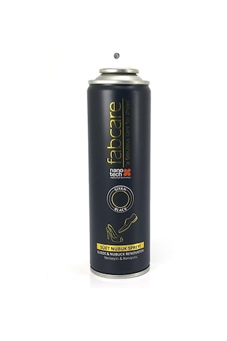 Fabcare Süet ve Nubuk Koruyucu Sprey 250 ML - Siyah