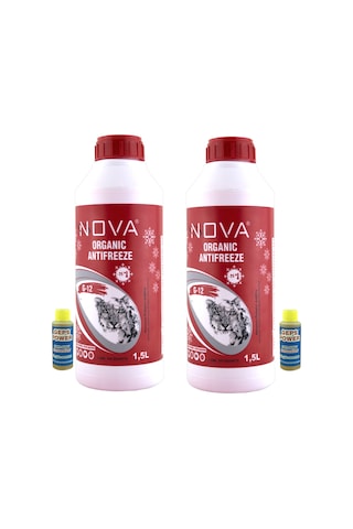 Nova -25 Derece Kırmızı Antifriz 2 X 1.5Lt 3Litre 2Csb