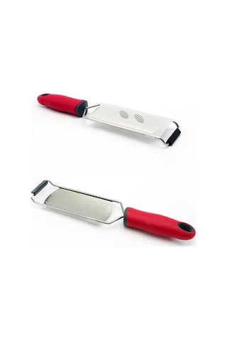 Createtech Rendesi Rendesi Planyası Paslanmaz Limon Koruyucu Kazıma Kapaklı Dilimleyici Siyah Siyah