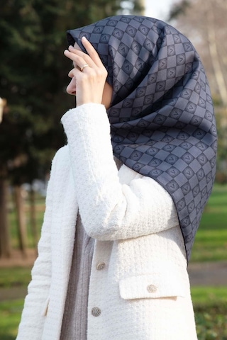 Vissona Exclusive Twill İpek Eşarp - 50877 - 0029 - 50877 - 0001