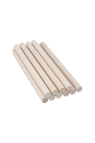 20-22mm 30cm Ahşap Makrome Çubuğu - 5 Adet