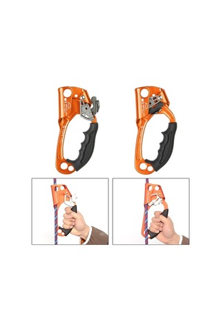 Pazly Dayanıklı Alüminyum Magnezyum Tırmanış Askısı - 8-12mm Halatlar, 140kg Taşıma Kapasitesi, Çok Renkli Design Çok Renkli