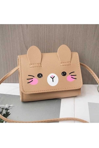 Dancemonkey Sevimli Mini Omuz Askılı Bozuk Para Çantası - Kadın Ve Kız Çocuk Haki Haki