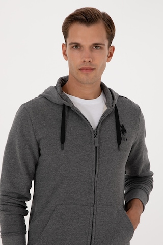 U.s. Polo Assn. Erkek Antrasit Melanj Hırka Örme 50307765-vr081 Antrasit Melanj