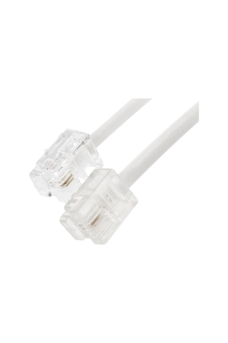 30 Metre Rj11 Telefon Kablosu 2 Pinli Hazır Köken Kablo