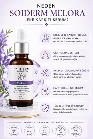 Soiderm Melora Leke Karşıtı Serum