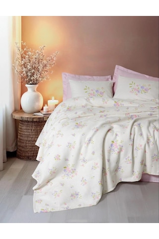 Cotton Box Rf Estiva -petal Pembe- Tek Kişilik Pike Takımı