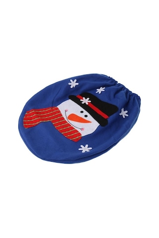 Trendooze Homyl Kardan Adam Klozet Kapağı, Ev Banyo Dekoru, Mavi Renk Lacivert