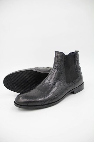 Luciano Bellini Bj3001 Reptil Erkek Klasik Bot - Siyah-siyah