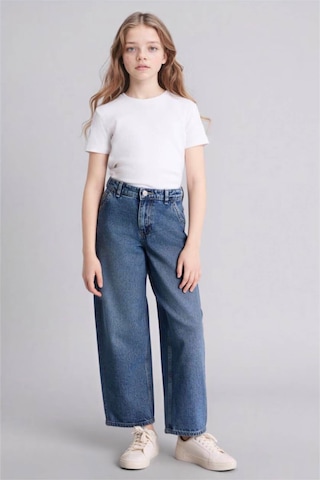 Defacto Baggy Fıt Geniş Paça Jean Pantolon Kız Çocuk G4650a826smnm28 Mavi-nm28