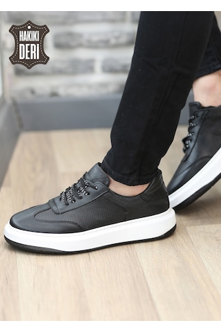 Hakiki Deri Günlük Rahat Erkek Sneaker Ayakkabı Agen5775 001