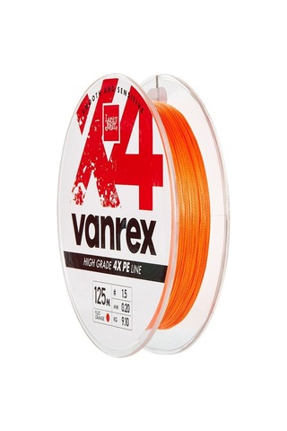 Lucky John Vanrex Pe Örgü X4 Fluo Turuncu 125m 0.10
