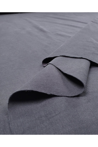 Antrasit İnterlok Ribana Kumaş Esnek Yumuşak Tok Duruşlu Bluzluk & Elbiselik 200x210cm-12044