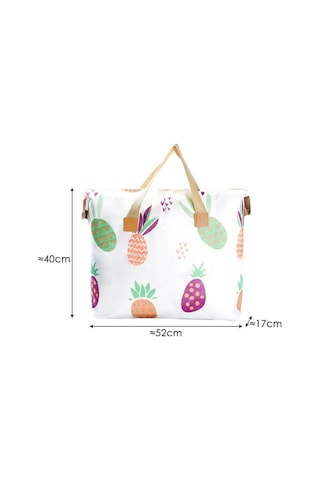 Sones Giysi Yorgan Saklama Çantası Büyük Kapasiteli Su Geçirmez Nem Geçirmez Taşınma Bagaj Çantası, Stil: 35l Küçük Ananas Diğer