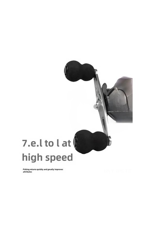 Reedark Saçma Kablolu Siyah Sağa El Kullanıma Uygun, Uzun Atışlı, Çok Amaçlı, Dayanıklı Ve Yüksek Performanslı Lure Balık Makinesi