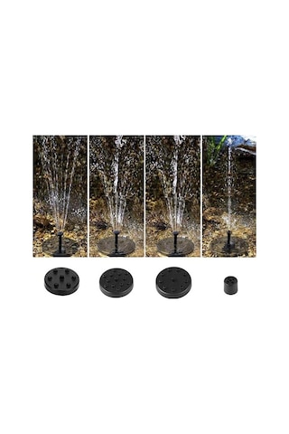 Pazly Güneş Enerjili Yüzen Kuş Banyosu Ve Bahçe Çeşmesi - 25.6cm Yükseklik