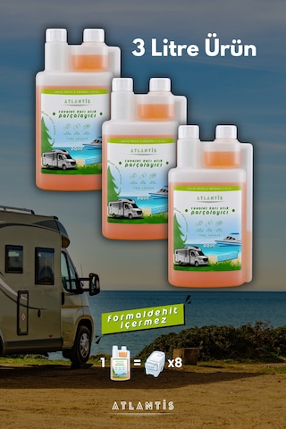 Karavan Tekne Tuvalet Kimyasalı 3x1000 Ml Portatif Ve Kasetli Tuvalet Atık Parçalayıcı - Ölçekli Şişe Karavan Tekne Tuvalet Kimyasalı 3x1000 Ml Portatif Ve Kasetli Tuvalet Atık Parçalayıcı - Ölçekli Şişe