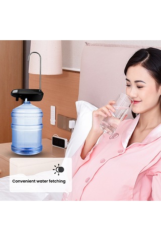 Leezsing Usb Şarjlı Otomatik Su Pompası - Çok Amaçlı, Pratik Ve Taşınabilir Beyaz Model Diğer