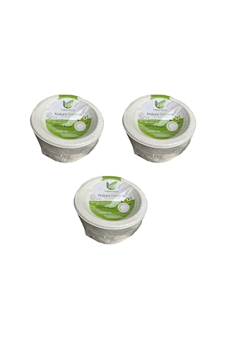 Roll-up Nature Ekolojik Karton Kağıt Tek Kullanımlık Çorba Kasesi - 400 Cc - 50 Adetlik 3 Paket