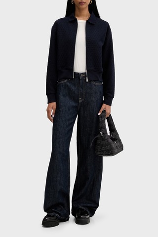 Tommy Jeans Pamuklu Yüksek Bel Geniş Paça Jean Kadın Kot Pantolon Dw0dw23093 1bk Mavi