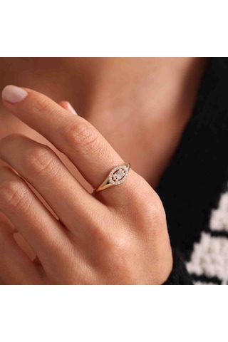 Baget Detaylı Şövalye Yüzük T12891 Renkli