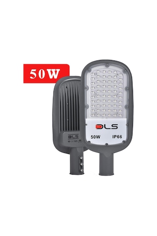 50W Led Yol Sokak Armatür DLS Park Bahçe Çevre Site Bina Dış Mekan Lamba Aydınlatma Ledli Sokak Armatürü Beyaz
