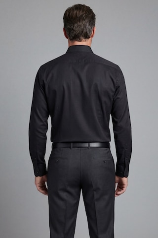 Bisse Klasik Regular Fit İtalyan Yaka Pamuk Siyah Erkek Gömlek Gmkls092230027 D99