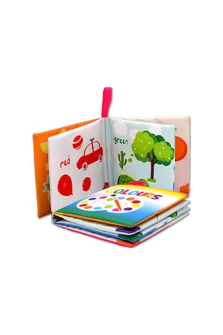Tox Ingilizce Renkler Kumaş Sessiz Kitap E390 - Bez Kitap Eğiti