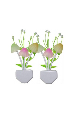 Ruicoo Renk Değiştiren Led Gece Lambası - Otomatik Açma/kapama, 0.6w Enerji Tasarruflu Dekoratif Işık Çok Renkli