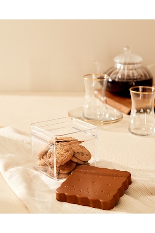 Madame Coco Biscuit Saklama Kabı Sakl0000000029 9,4x9,4x8,8 Cm-kahverengi