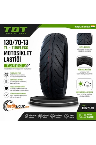 Tdt 130/70-13 Tl Turbo Motosiklet Lastiği 2026