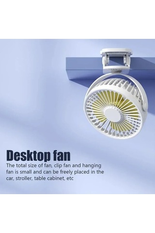 Novahub Taşınabilir Mini Klip Fan, Usb Şarj, Sessiz Masaüstü Fan, Yüksek C144-black 01 01