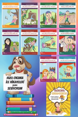 Ata 1.sınıflar İçin Keloğlan Masalları + Hızlı Okuma