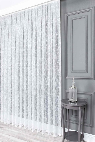 Evdepo Home Kullanıma Hazır Örme Tül Perde (540715464)