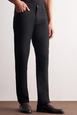 Siyah 5 Cep Düz Paça Esnek Slim Fit Casual Pantolon 1003255157 Siyah