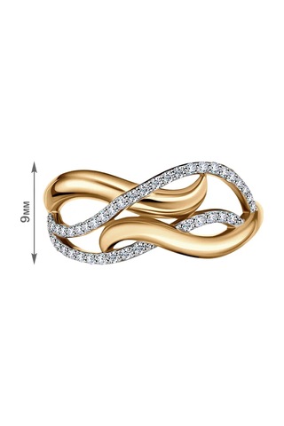 Veronika Geniş Yolu Bileklik Bileklik 925 Ayar Gümüş Ve Altın Kaplama 179741797 Altın