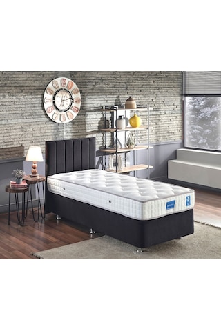 Nironyatak Niron Juliette 90X190 Cm Tek Kişilik Yatak Baza Başlık Takımı -