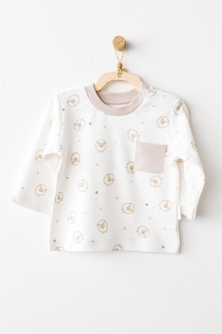 Andywawa Bebek Tinny's Sheeps Alt Üst Takım Ac26153 Beige
