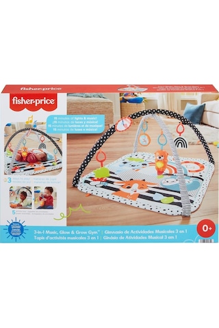 Hbp41 Fisher-price Neşeli Hayvanlar 3ü1 Arada Jimnastik Merkezi